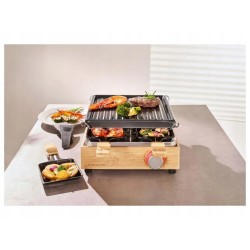 Raclette grill elektryczny SilverCrest SRGB 800 A1 brązowy 800 W