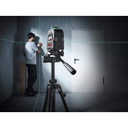 Laser krzyżowy akumulatorowy 4V ze statywem Poziomica PKLLP 360 B3 PARKSIDE
