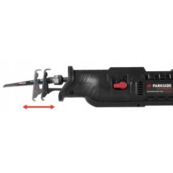 Piła szablasta 1200 W, Parkside Performance PPFS 1200 A1 z walizką