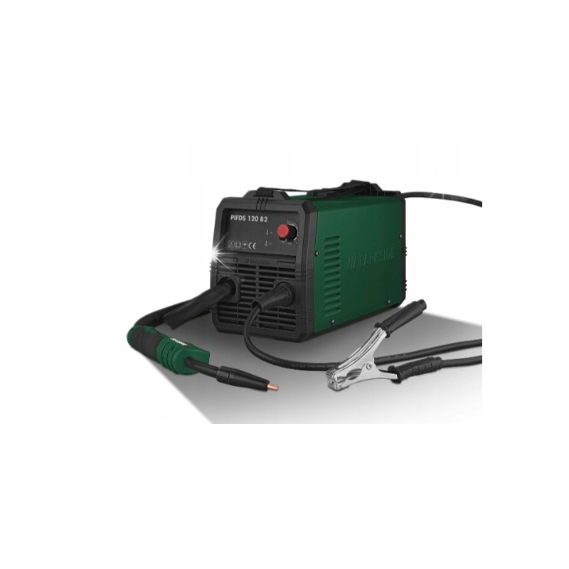 PARKSIDE Spawarka inwertorowa PIFDS 120 B2 120A, Maska, Drut, Akcesoria